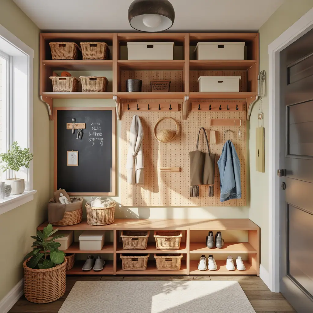 ideas for small entryway storage