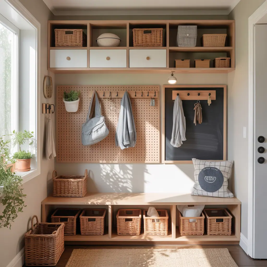 ideas for small entryway storage