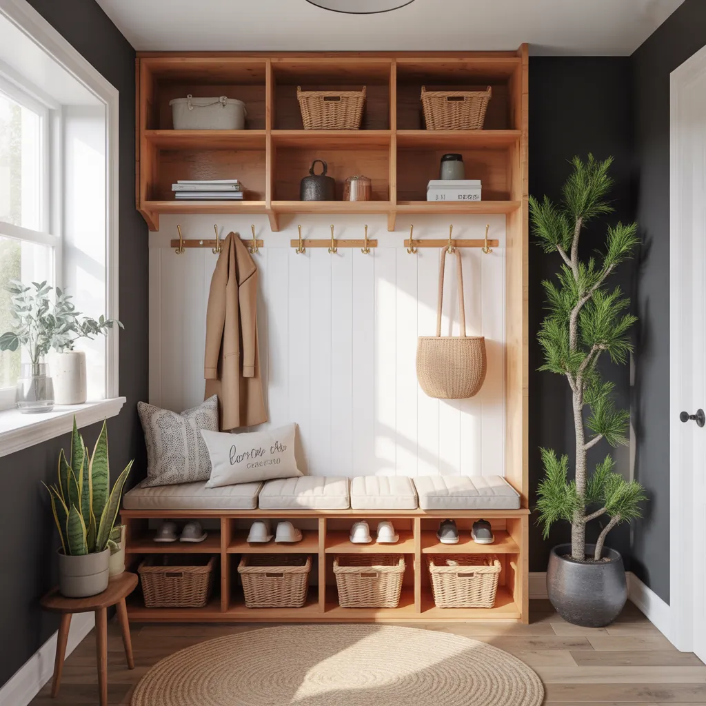 ideas for small entryway storage
