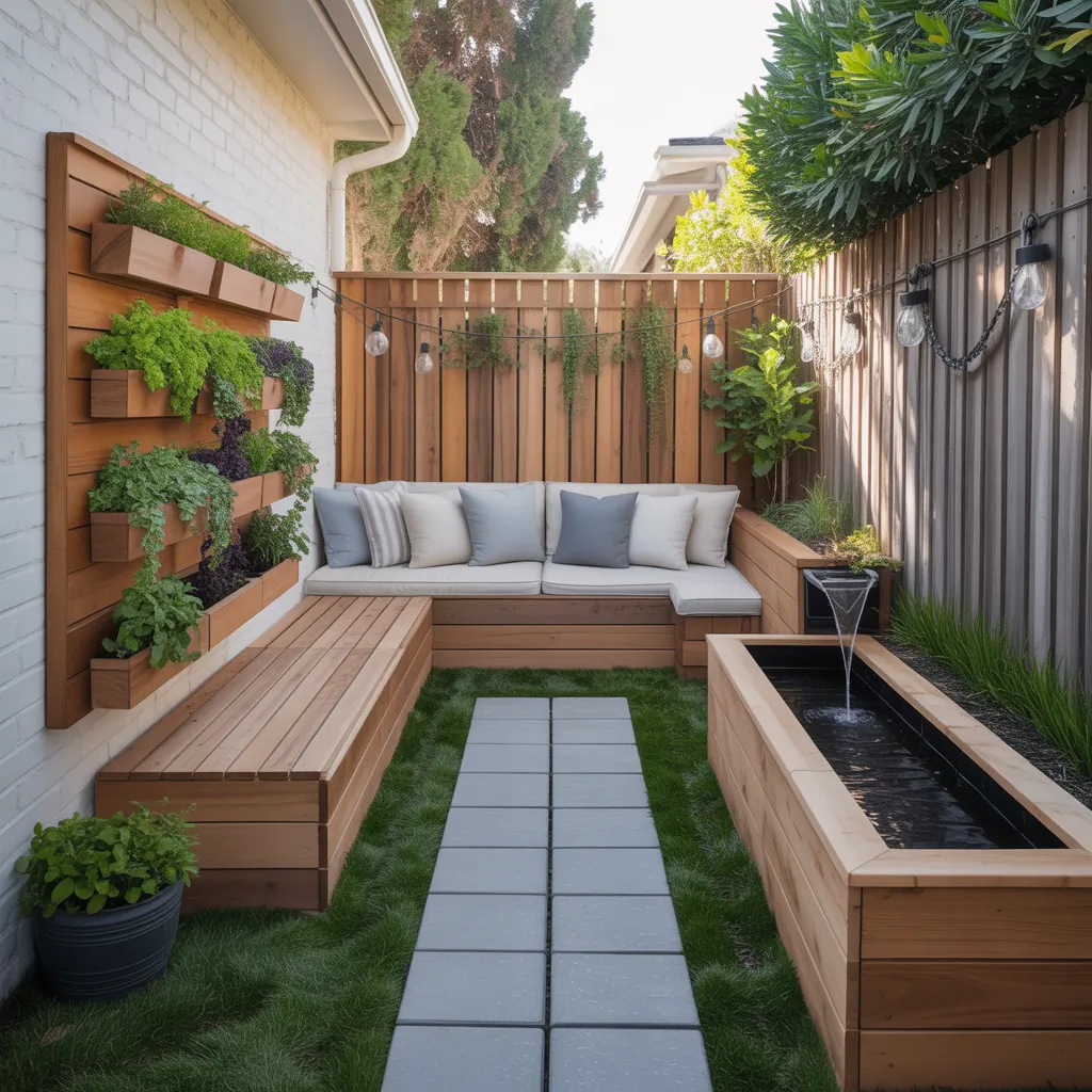 ideas for small narrow side yard