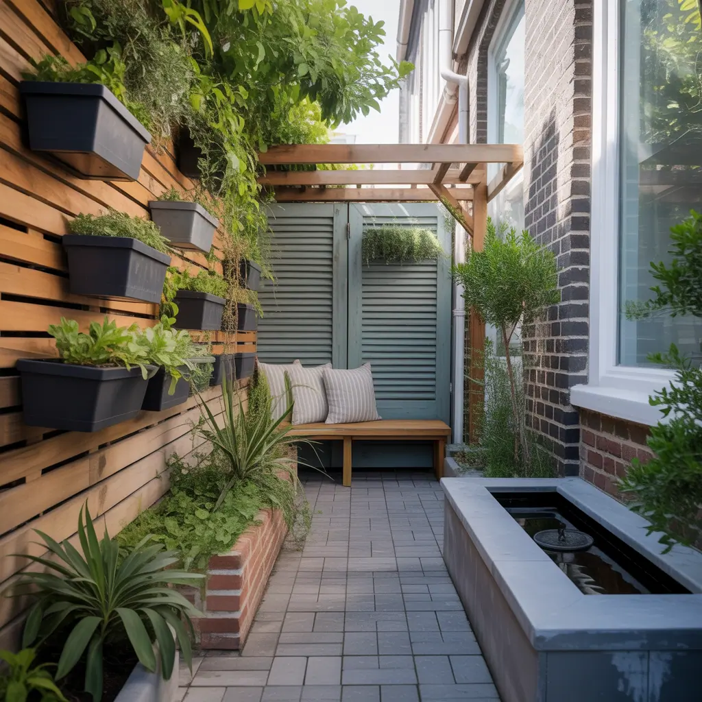 ideas for small narrow side yard