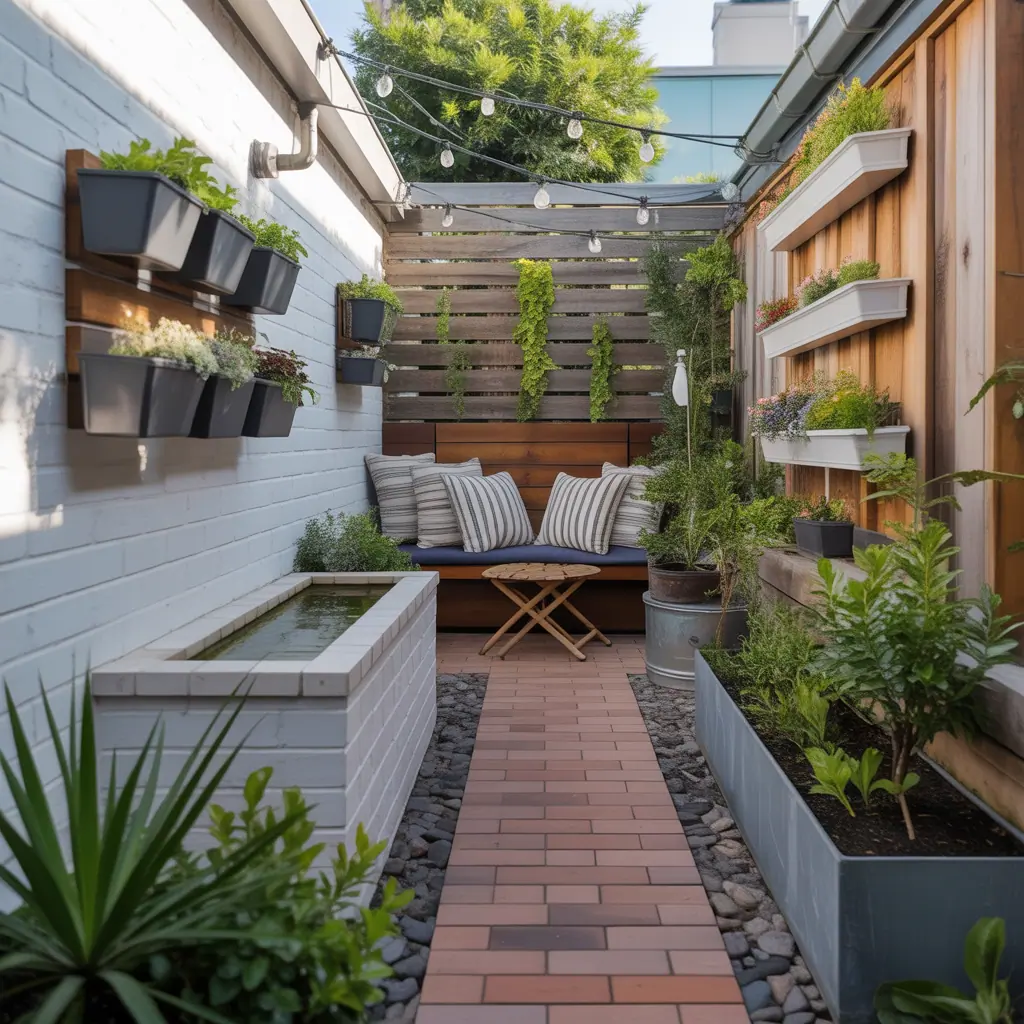 ideas for small narrow side yard