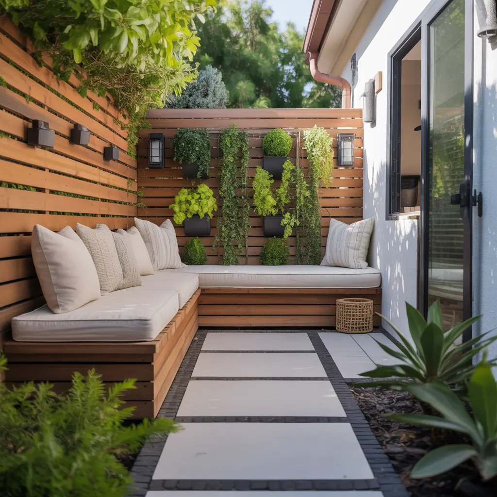 ideas for small narrow side yard