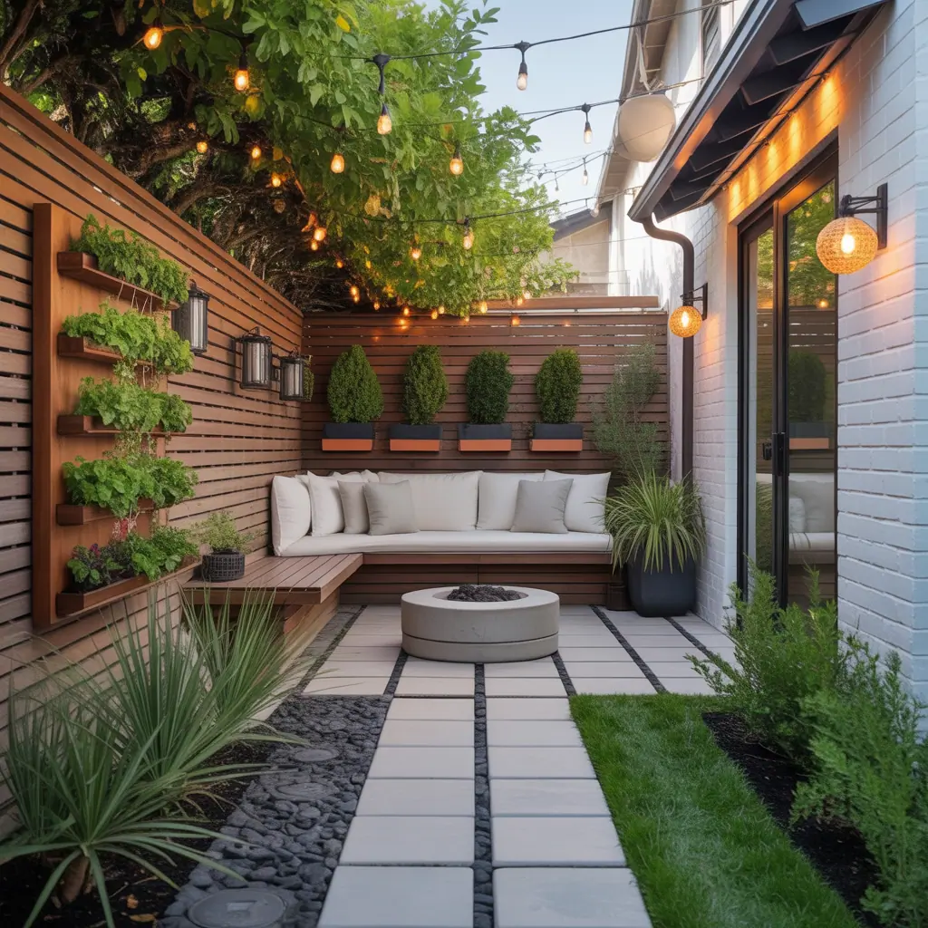 ideas for small narrow side yard