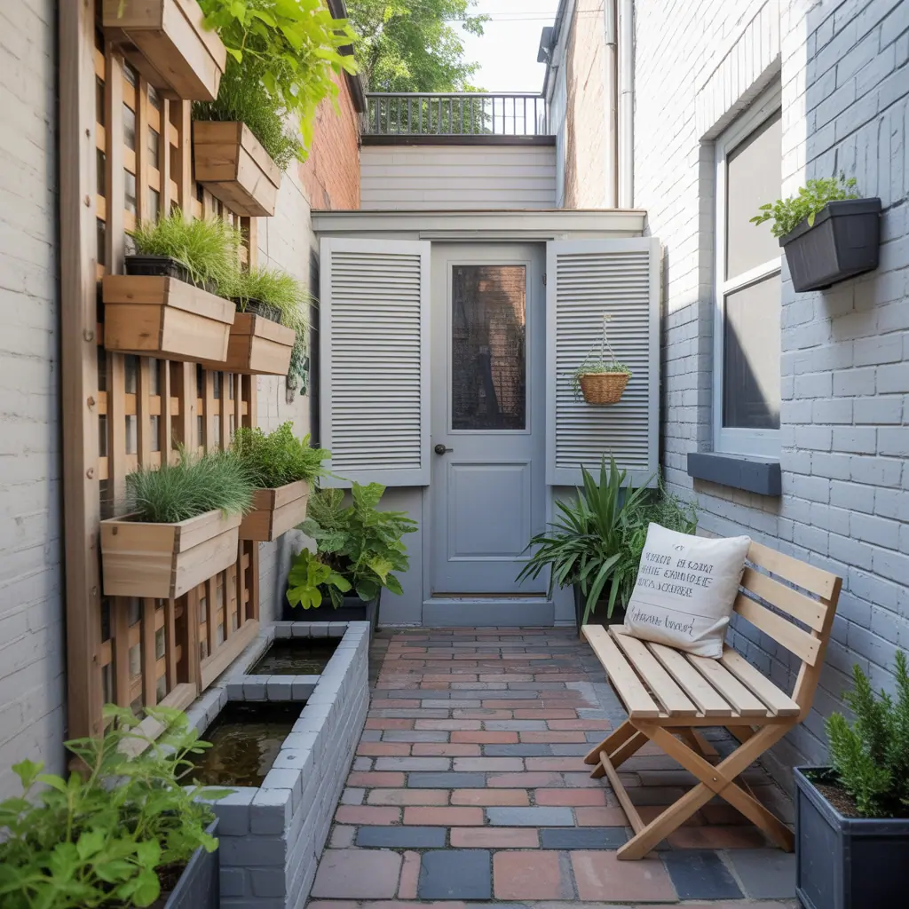 ideas for small narrow side yard