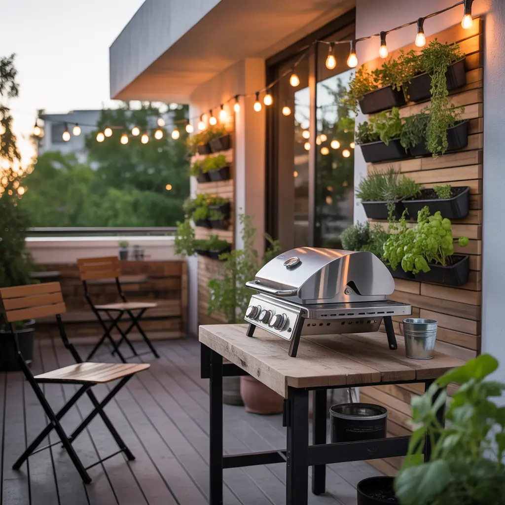 ideas for small patio grill