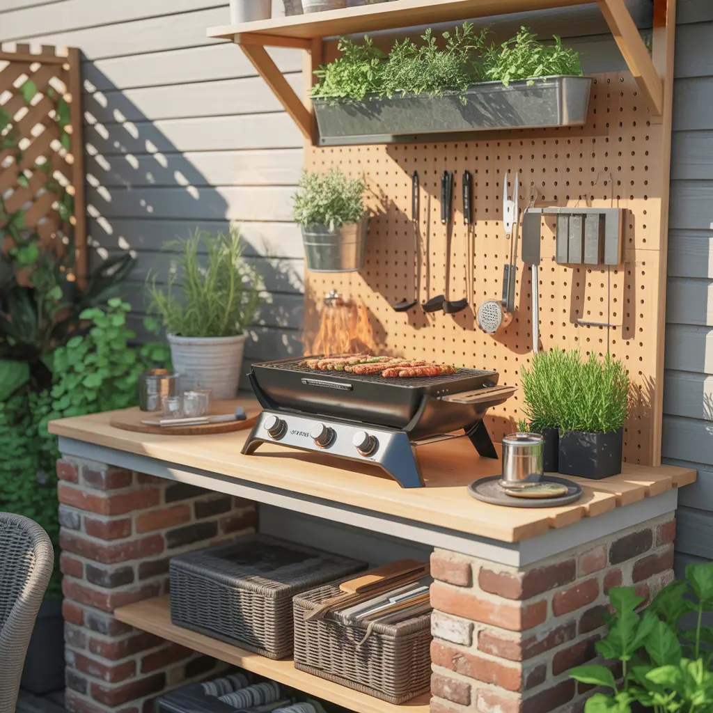 ideas for small patio grill