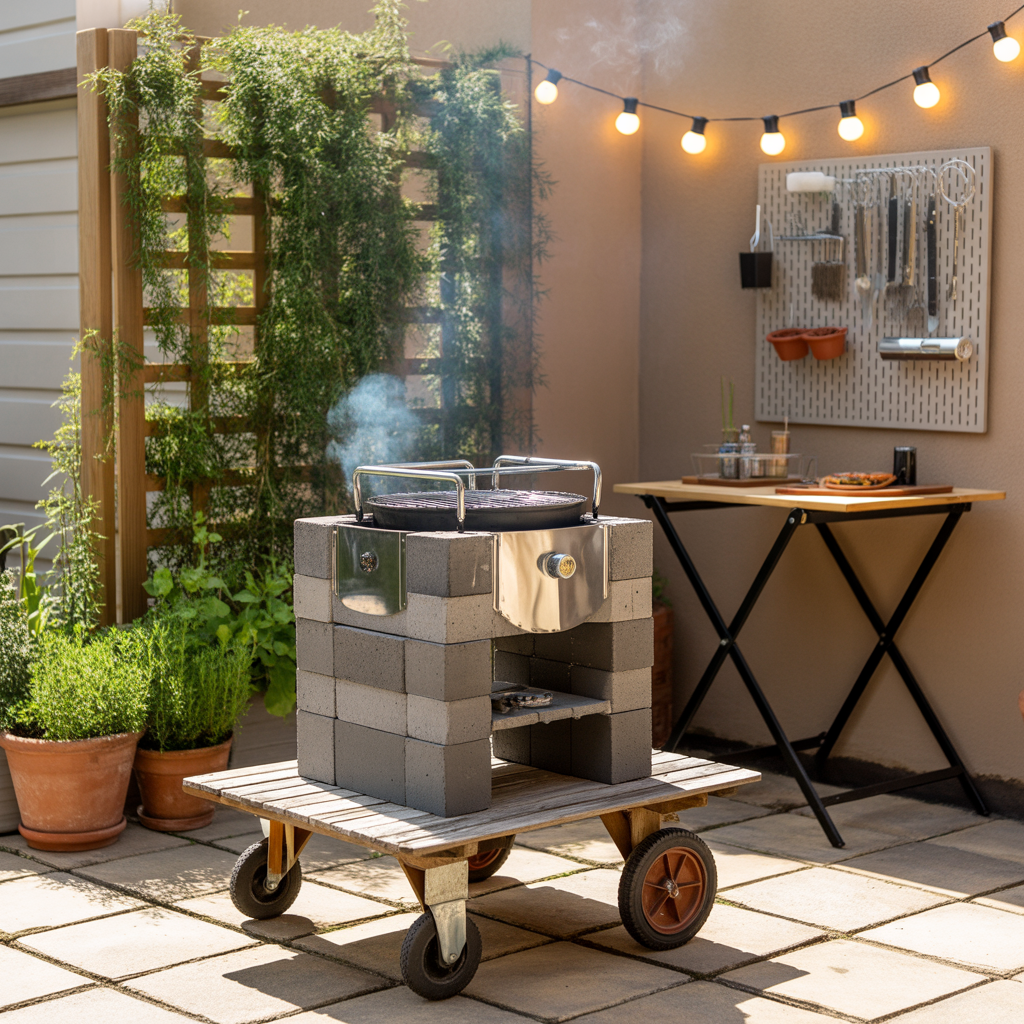 ideas for small patio grill