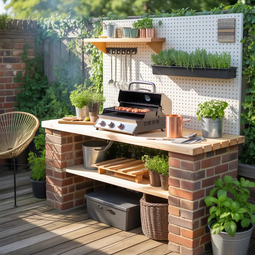 ideas for small patio grill