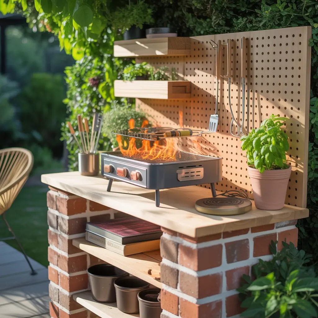 ideas for small patio grill
