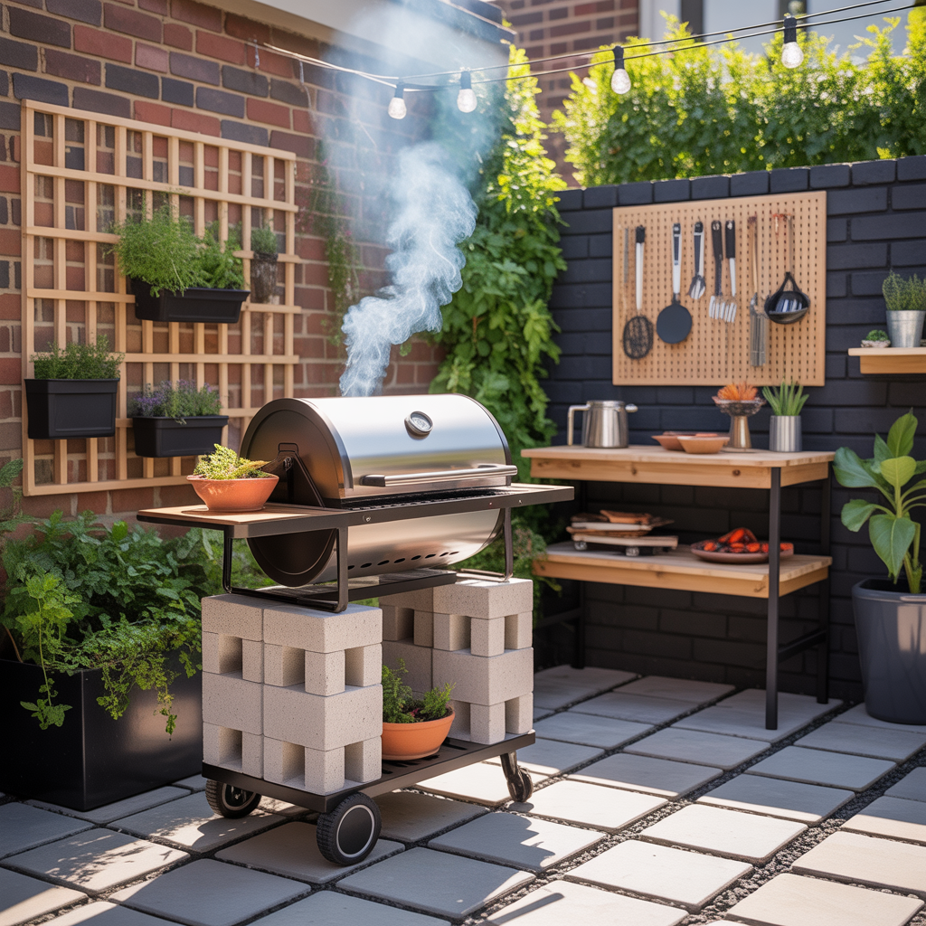 ideas for small patio grill