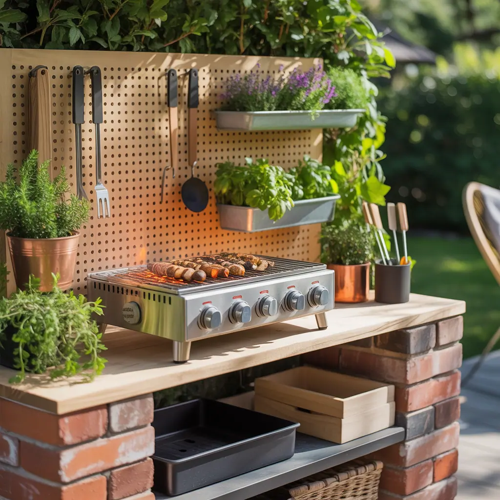 ideas for small patio grill