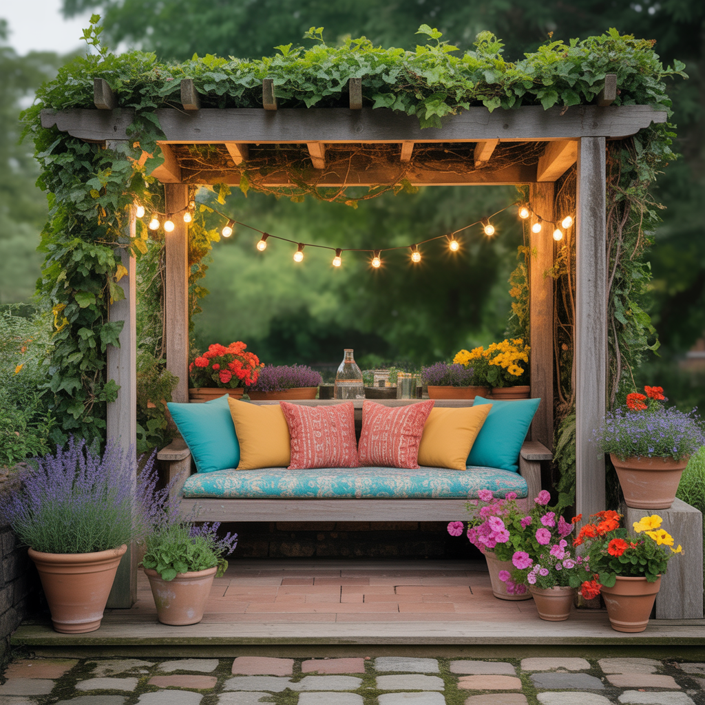 ideas for small patio pergola