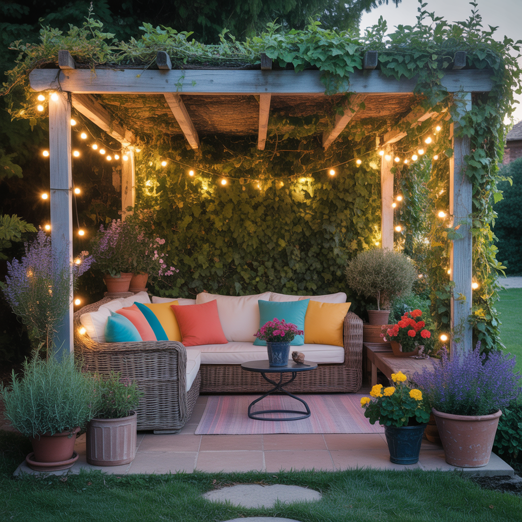 ideas for small patio pergola