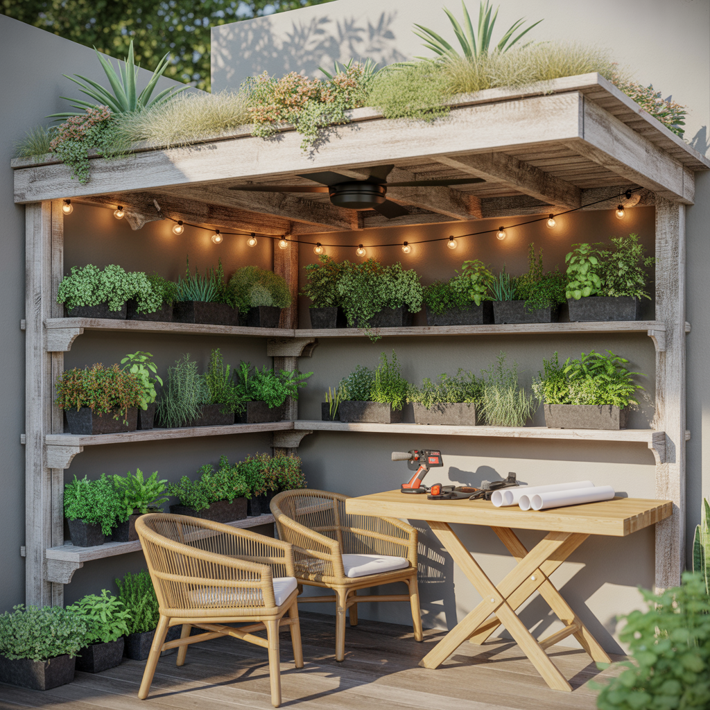 ideas for small patio pergola