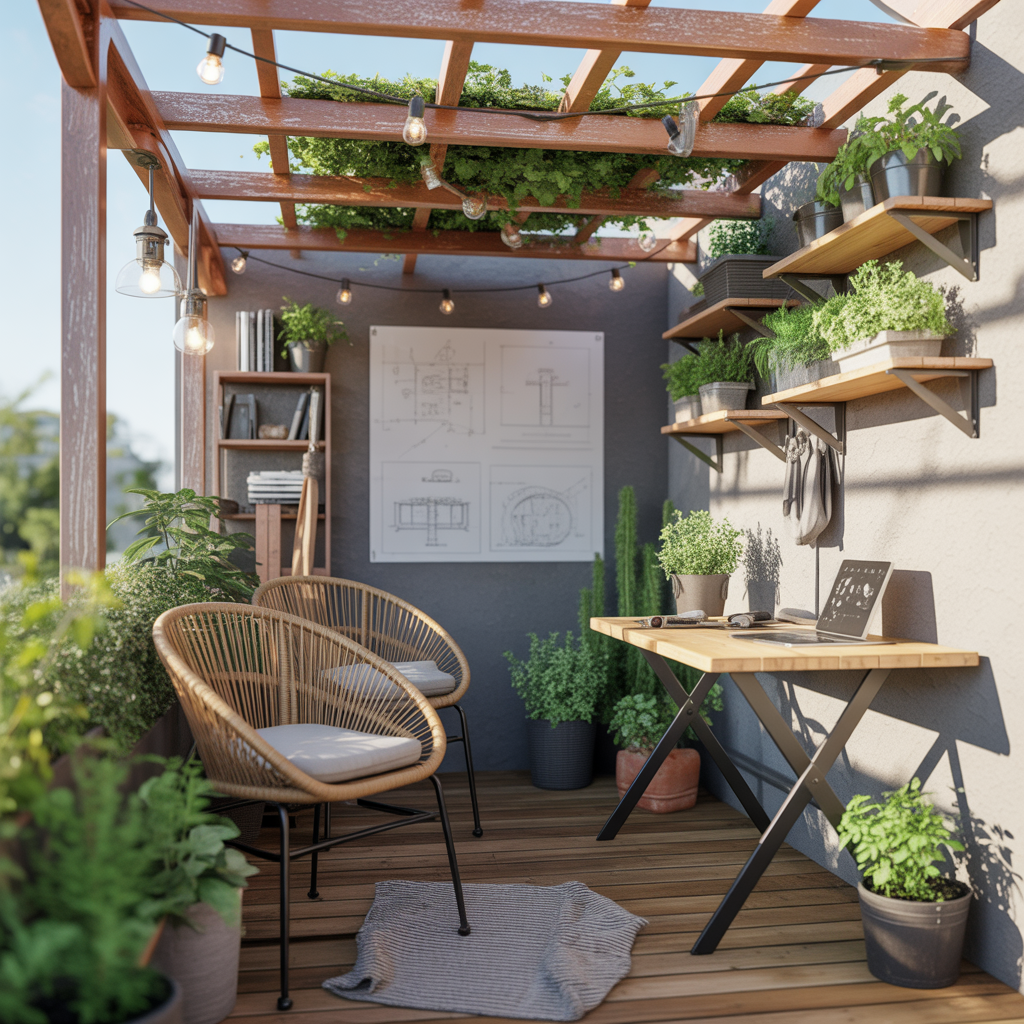 ideas for small patio pergola