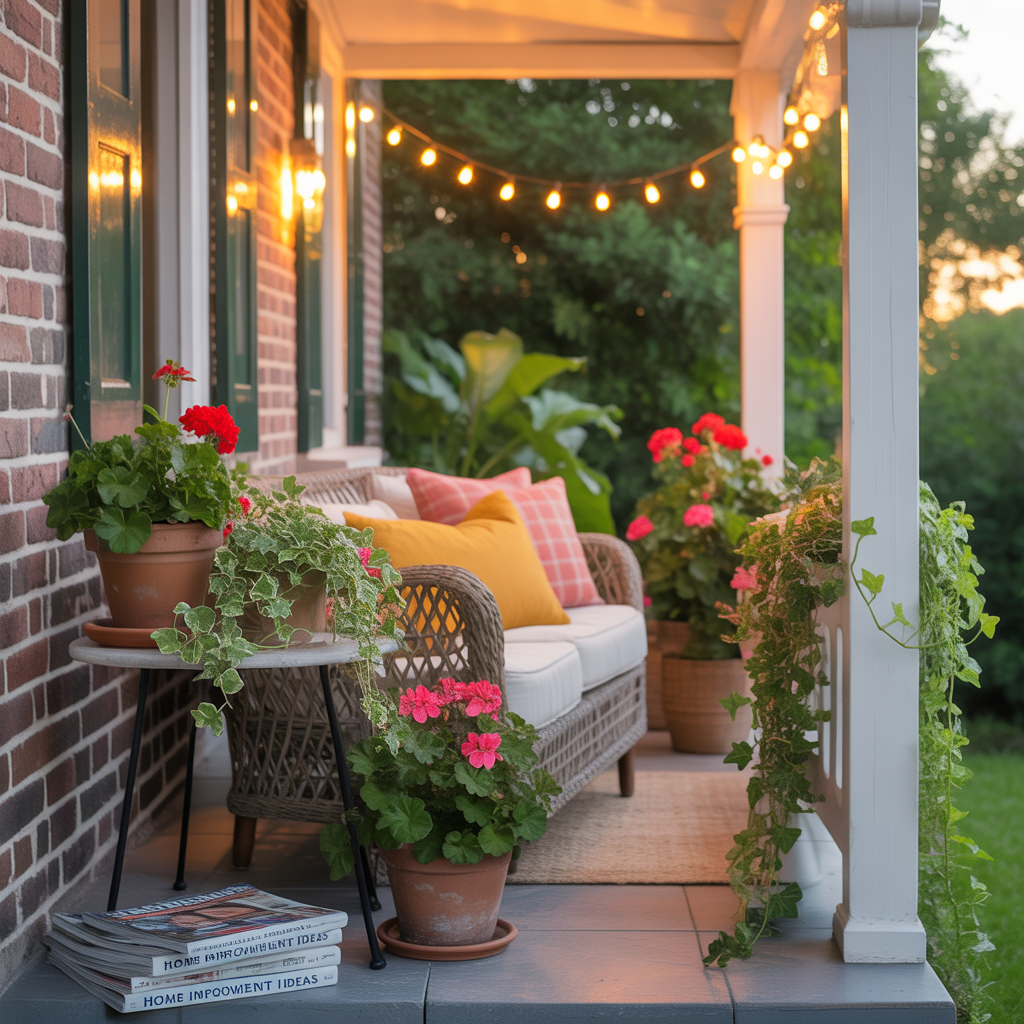 ideas for small porch