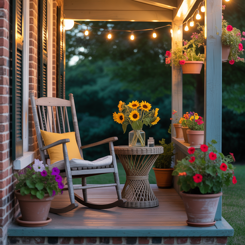ideas for small porch