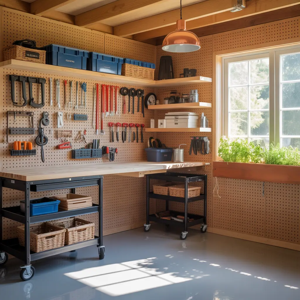 ideas for small shed interior