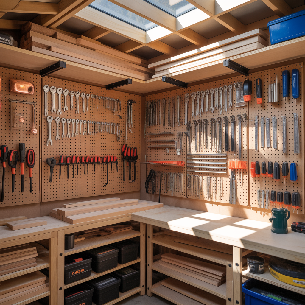 ideas for small shed interior