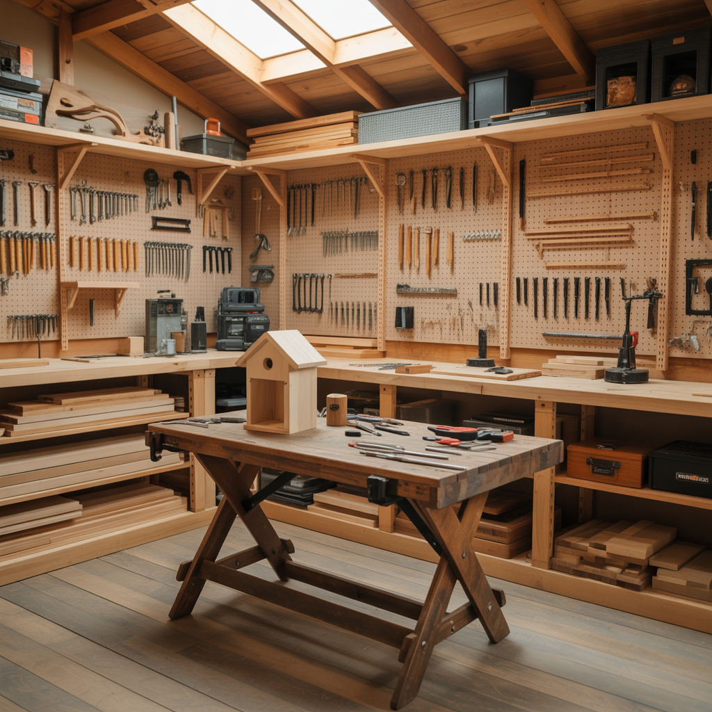 ideas for small shed interior