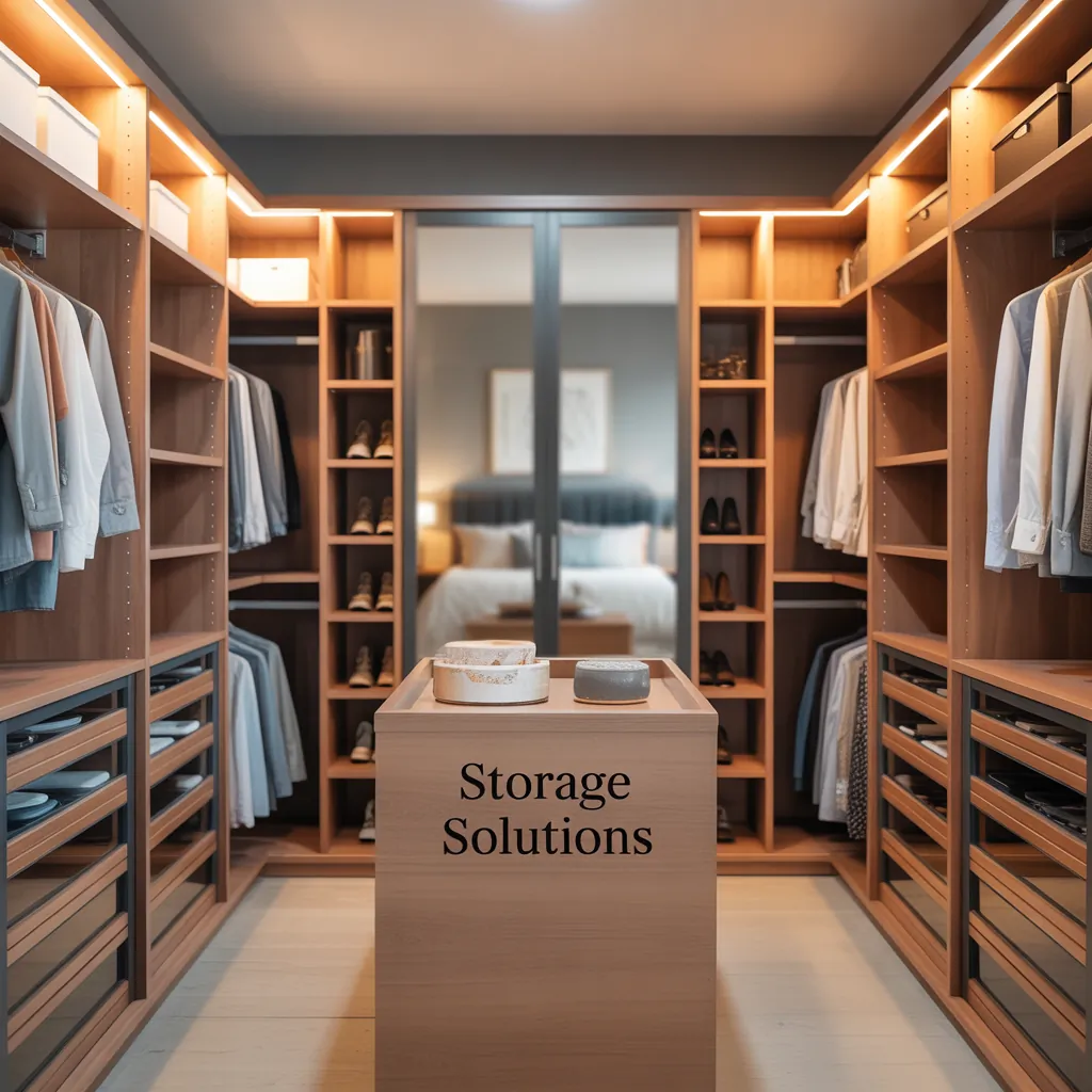 ideas for small walk in closet