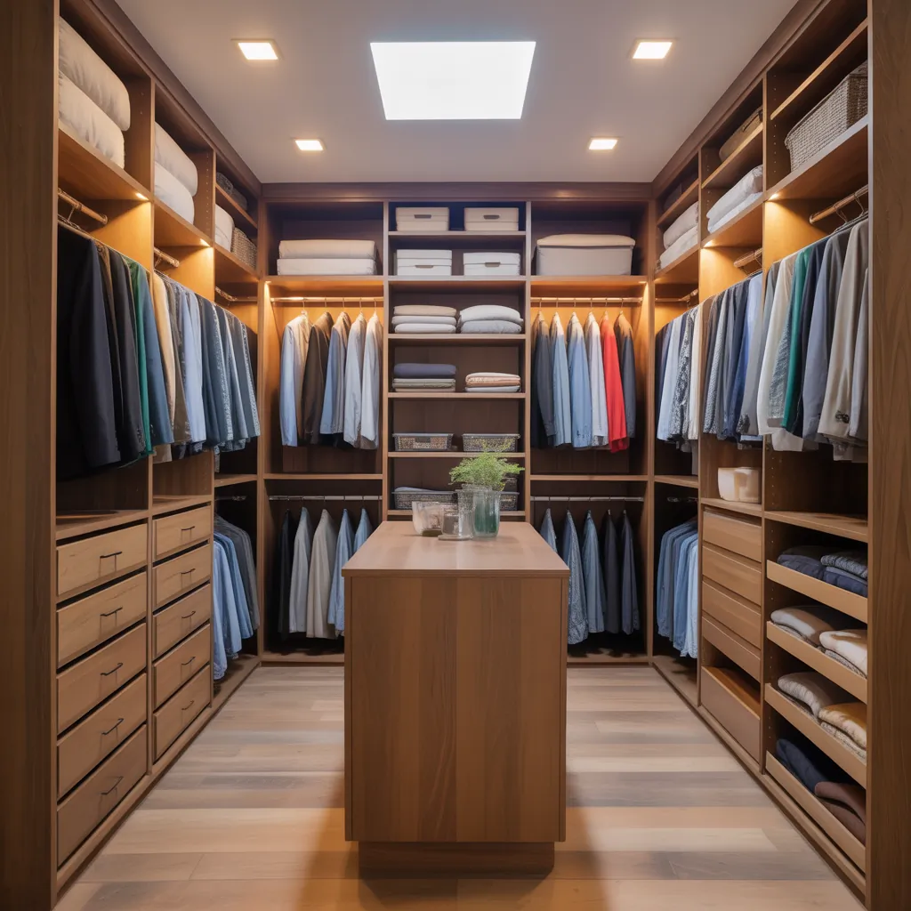 ideas for small walk in closet