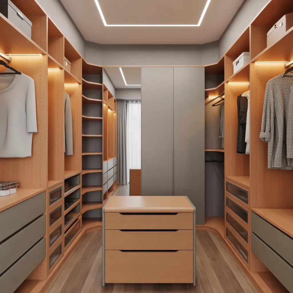 ideas for small walk in closet