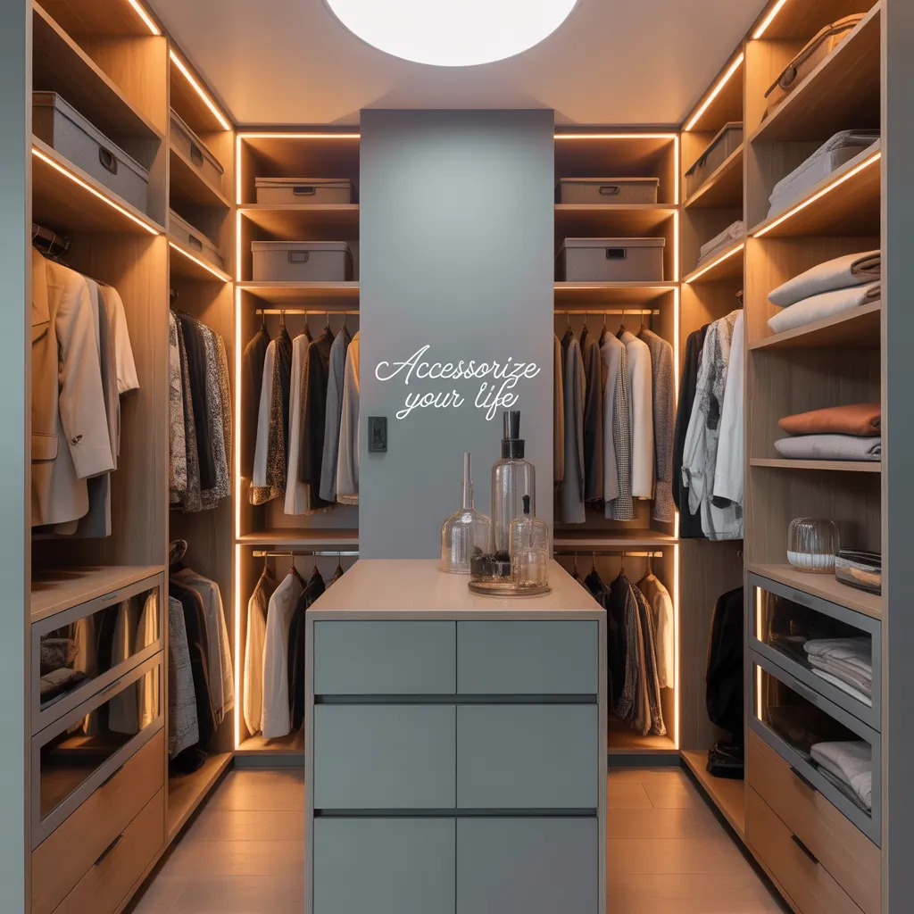ideas for small walk in closet