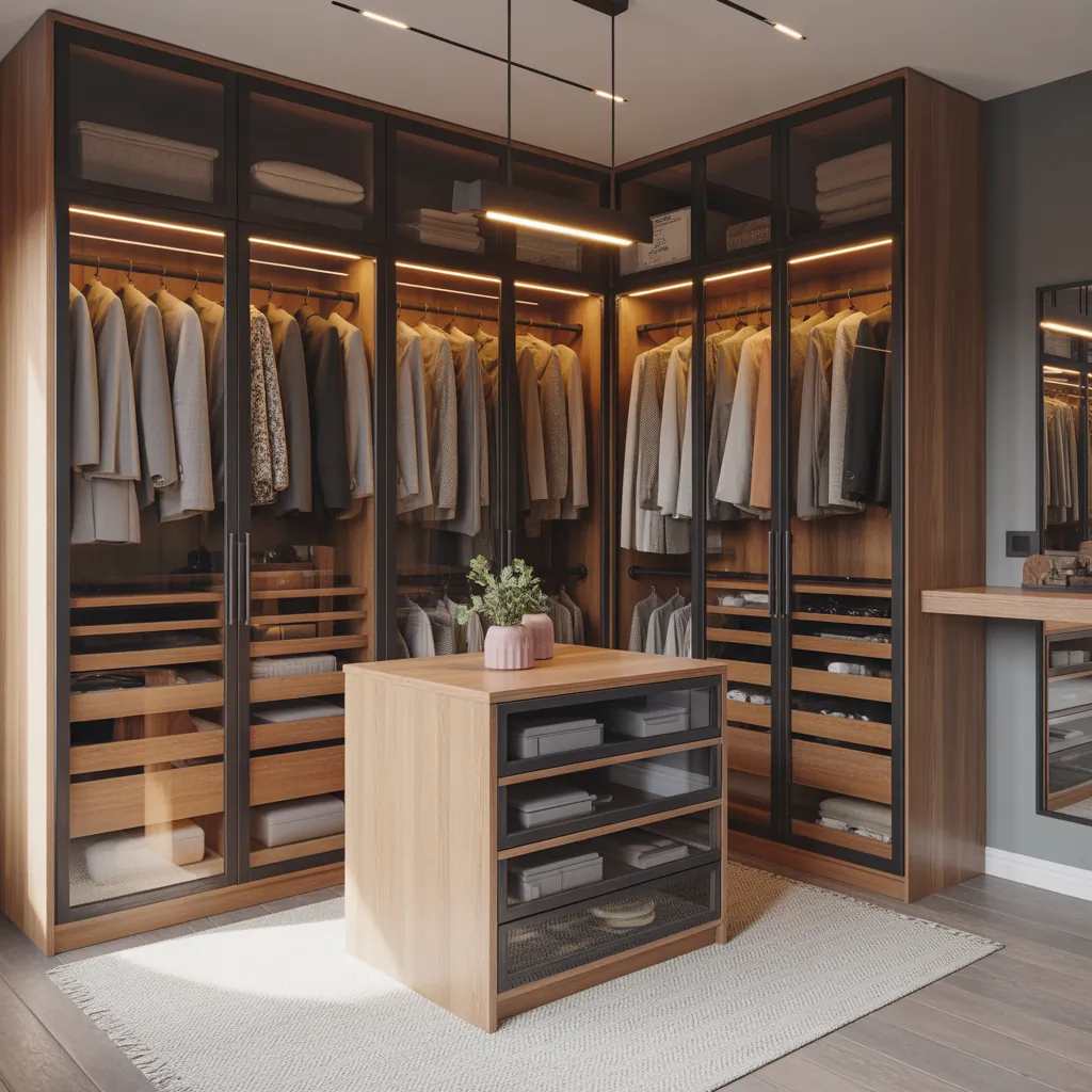 ideas for small walk in closet