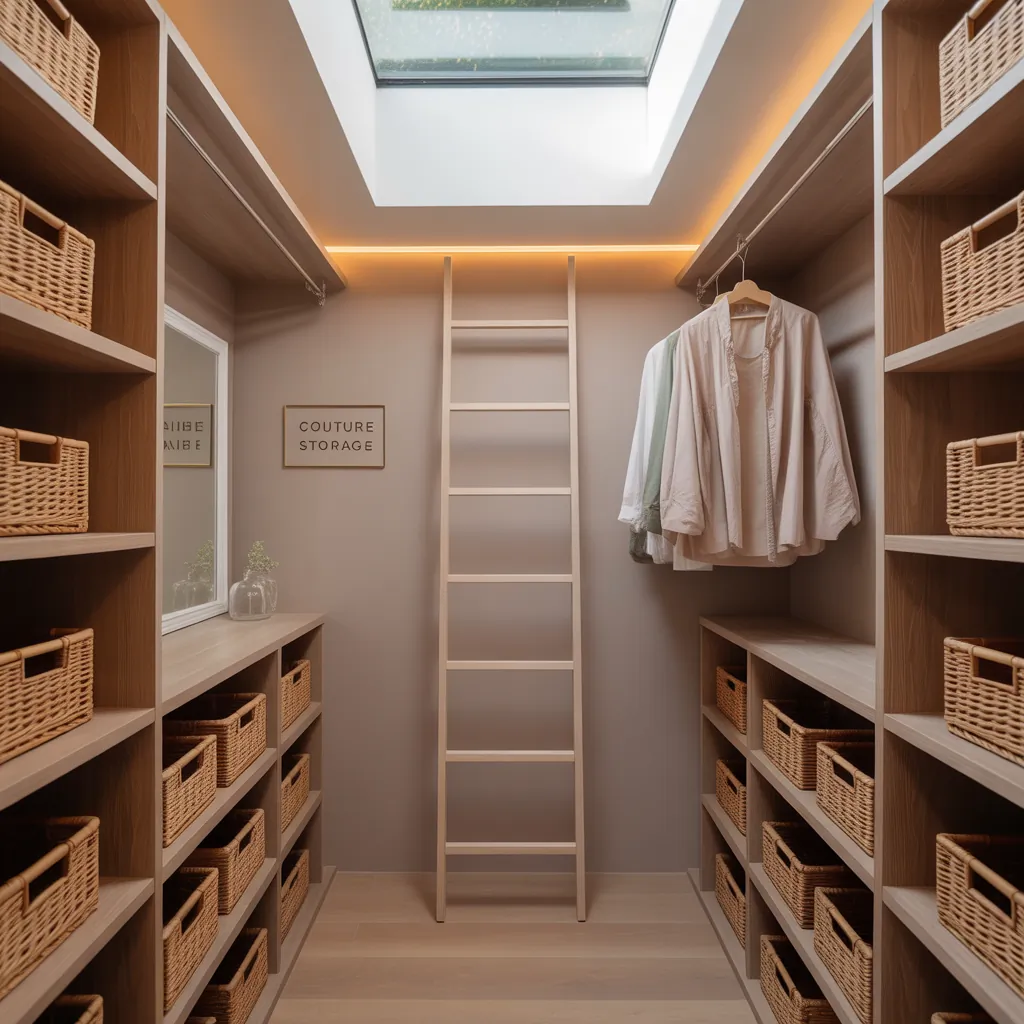 ideas for small walk in closet