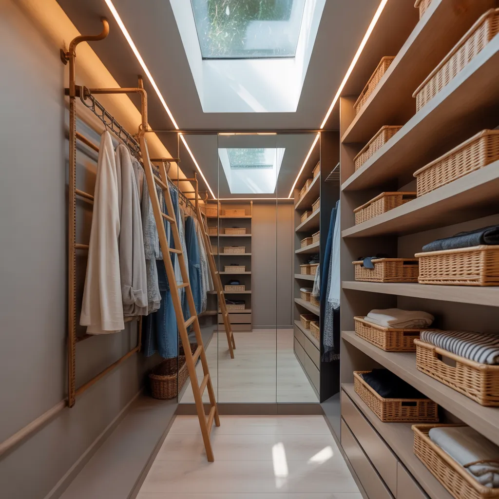 ideas for small walk in closet