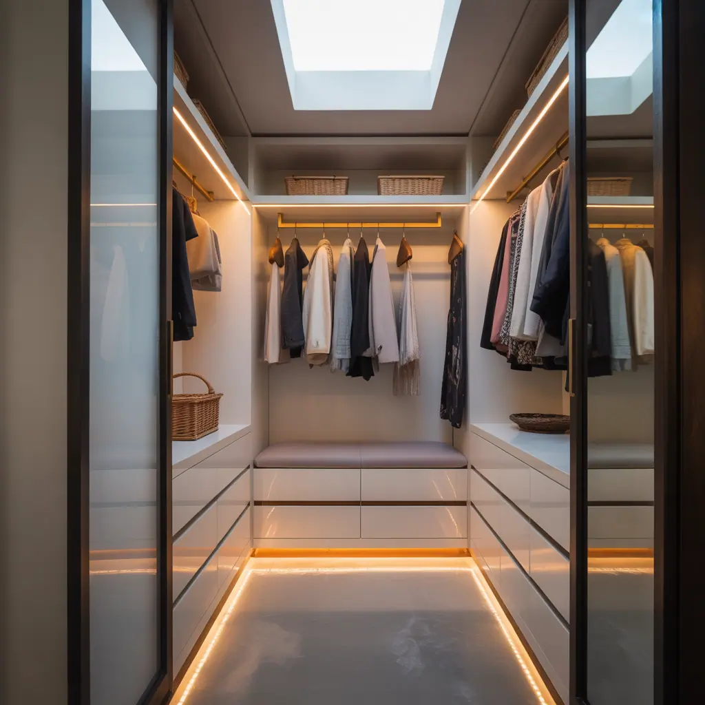 ideas for small walk in closet