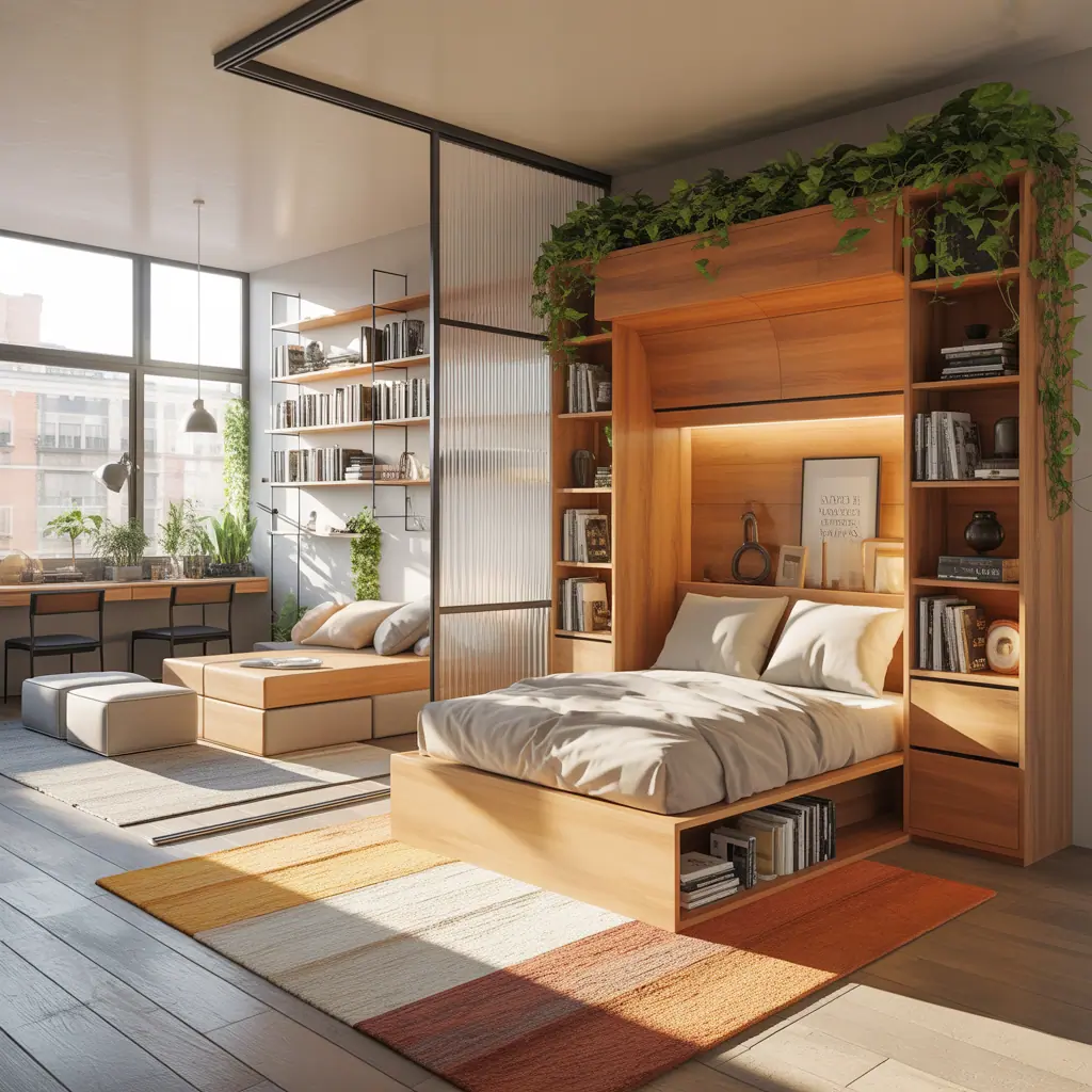 ideas for studio apartment layout