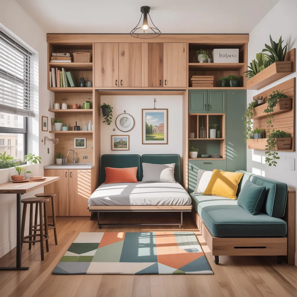 ideas for studio apartment layout