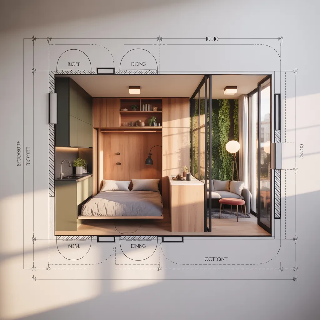 ideas for studio apartment layout