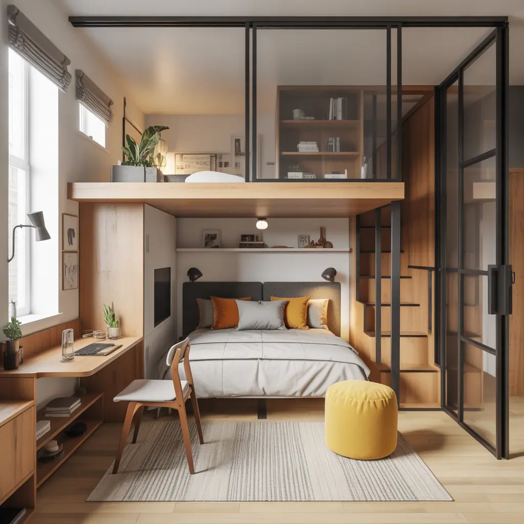 ideas for studio apartment layout