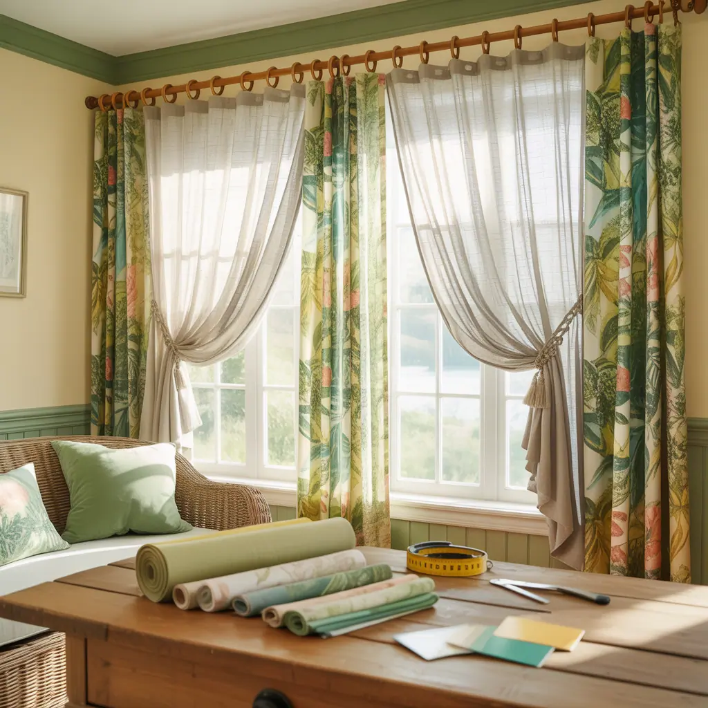 ideas for sunroom curtains