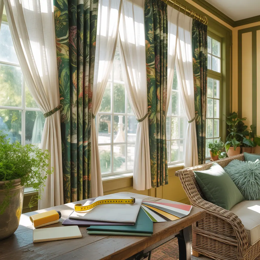ideas for sunroom curtains