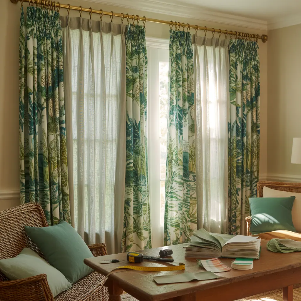 ideas for sunroom curtains
