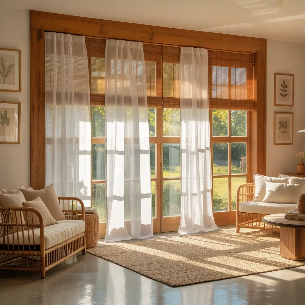 ideas for sunroom curtains