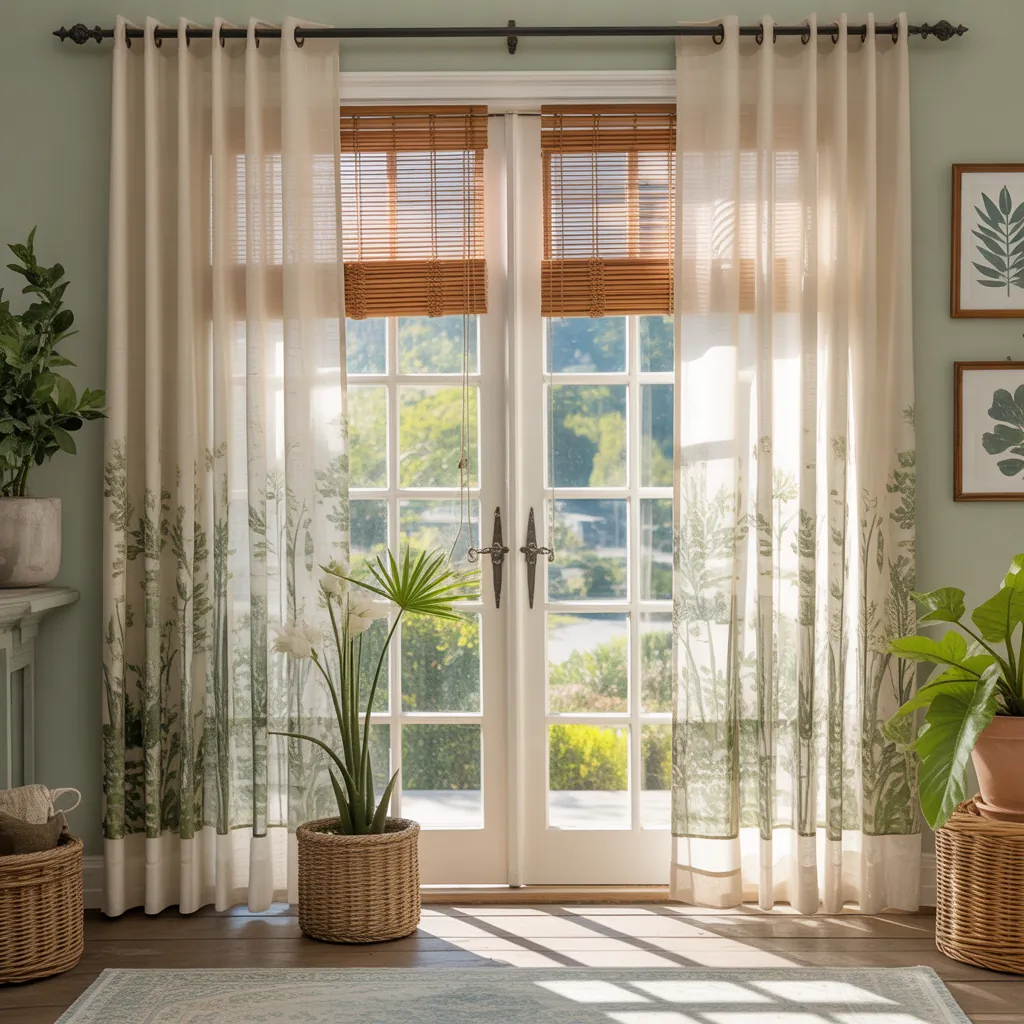 ideas for sunroom curtains