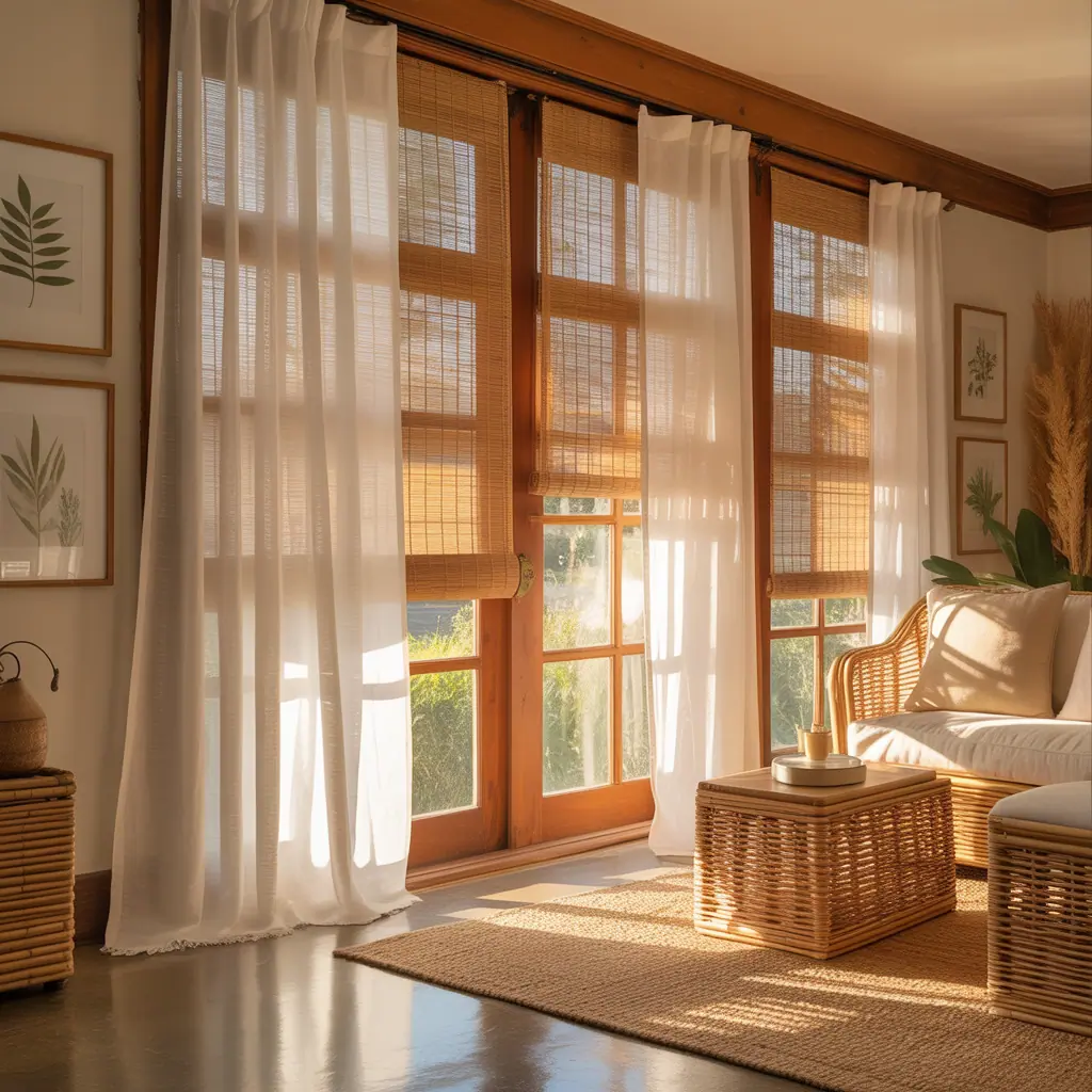 ideas for sunroom curtains