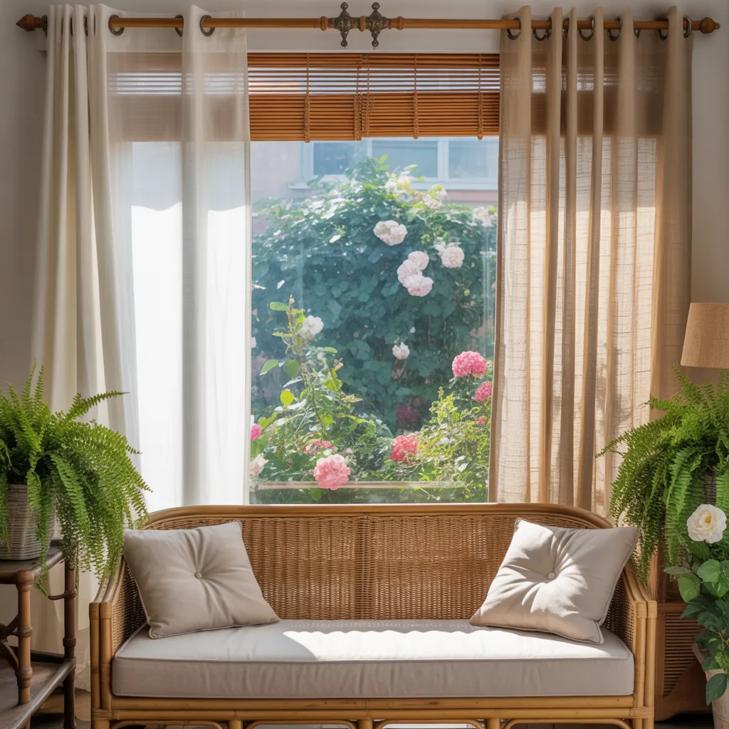 ideas for sunroom curtains