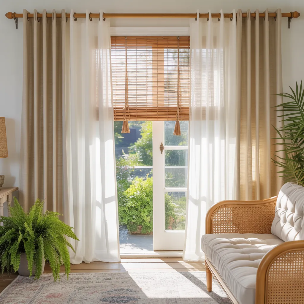 ideas for sunroom curtains