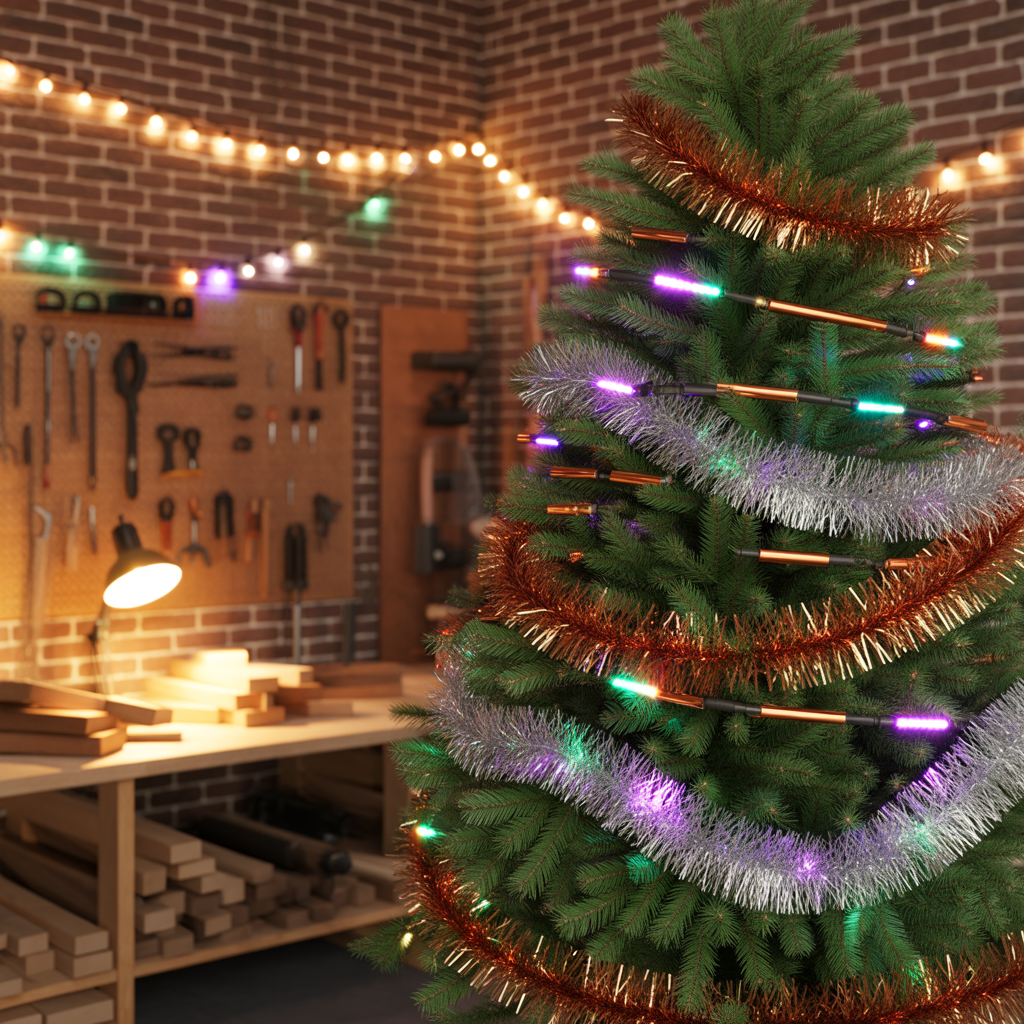 ideas for tinsel christmas tree