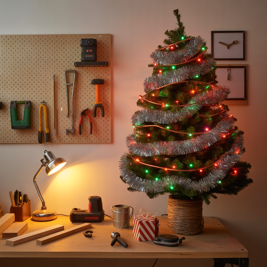 ideas for tinsel christmas tree