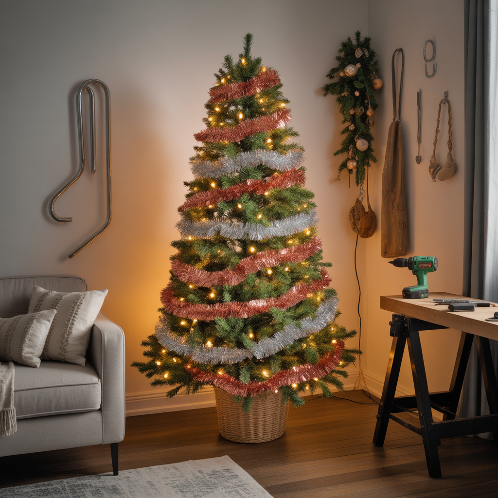 ideas for tinsel christmas tree