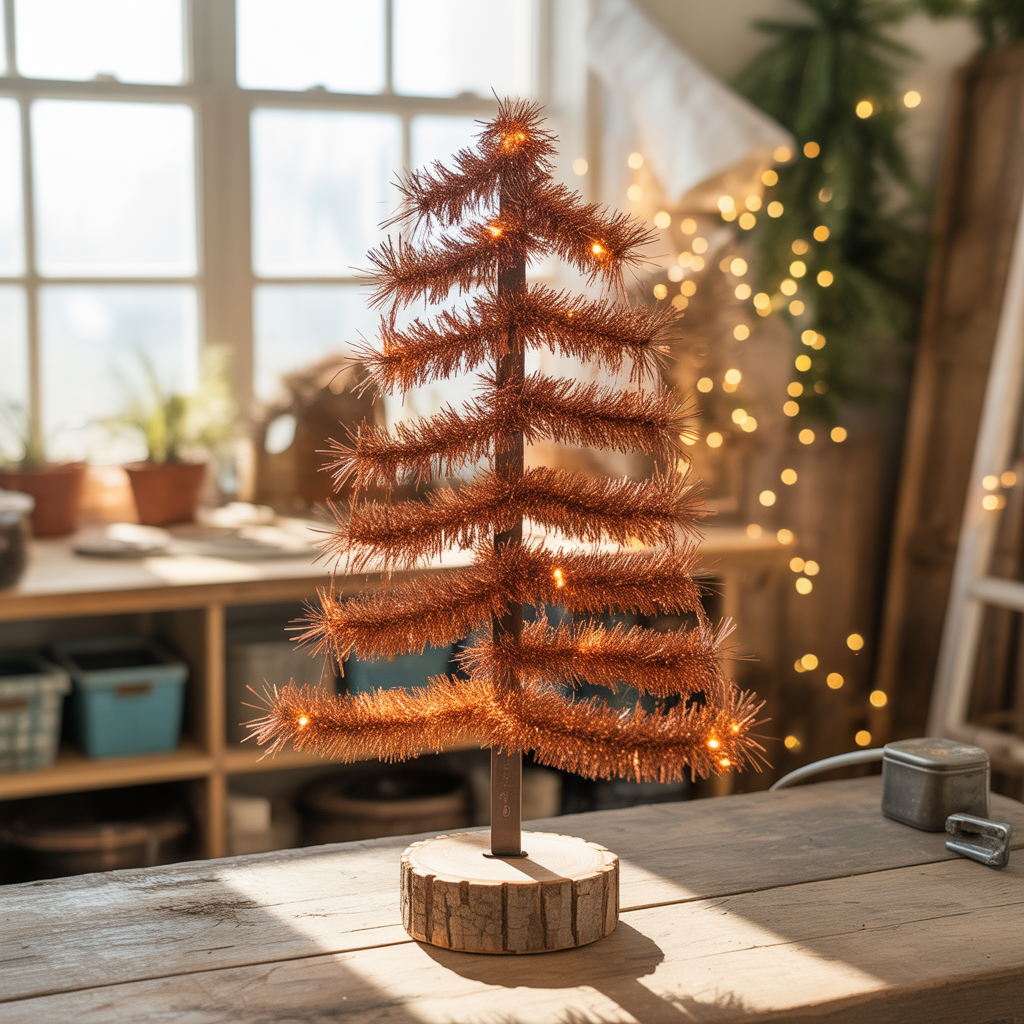 ideas for tinsel christmas tree