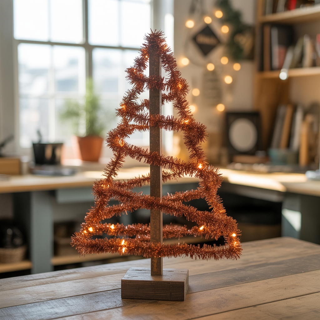 ideas for tinsel christmas tree